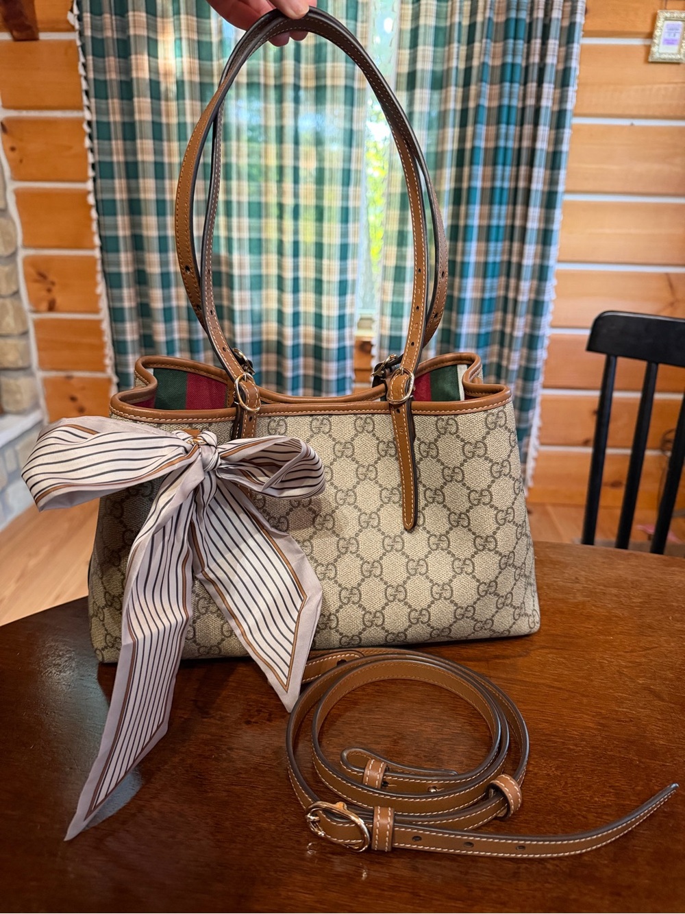 Gucci Medium Emblem Tote